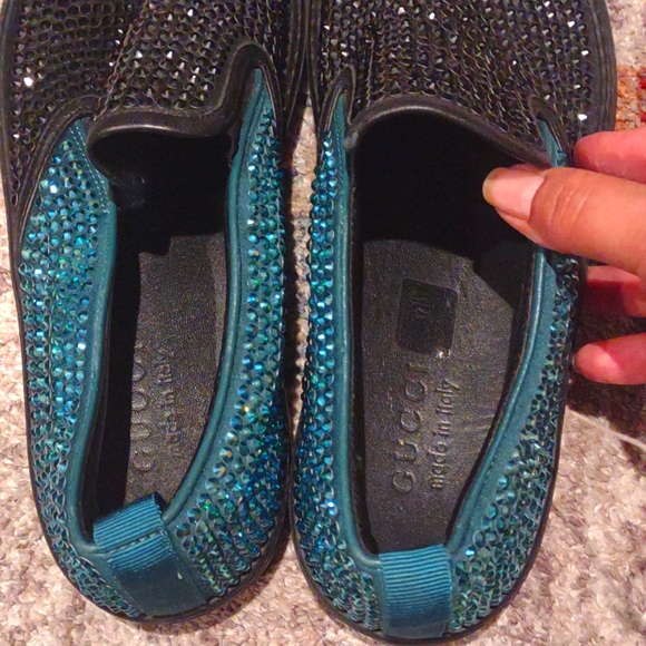 Gucci Cristal Satin Slip-on Snickers - Picture 3 of 7